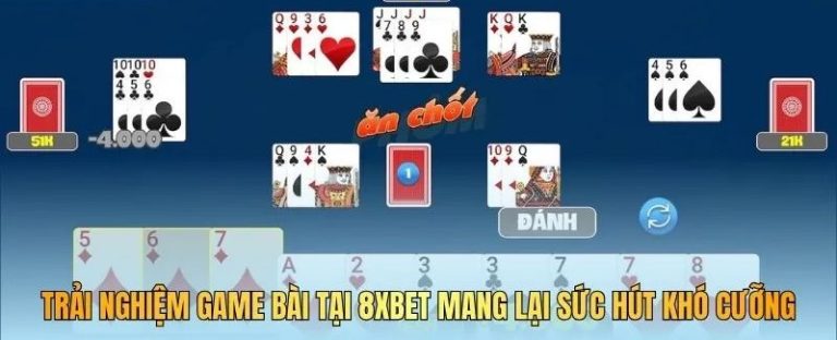 Game bài đổi thưởng tại 8Xbet
